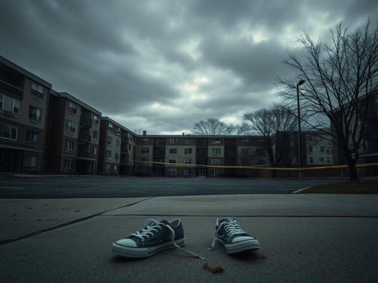 Flick International Urban apartment complex in Jackson Township, New Jersey under an overcast sky