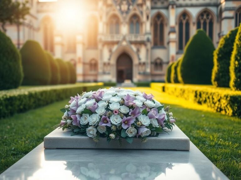 Flick International A wreath of flowers at Queen Elizabeth's grave in Windsor