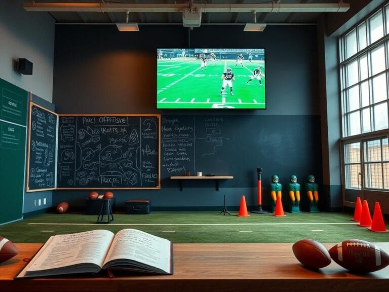 Flick International Indoor football training facility showcasing detailed game preparations