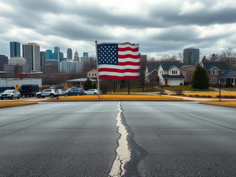 Flick International A divided New Jersey landscape showcasing contrasting urban and suburban environments