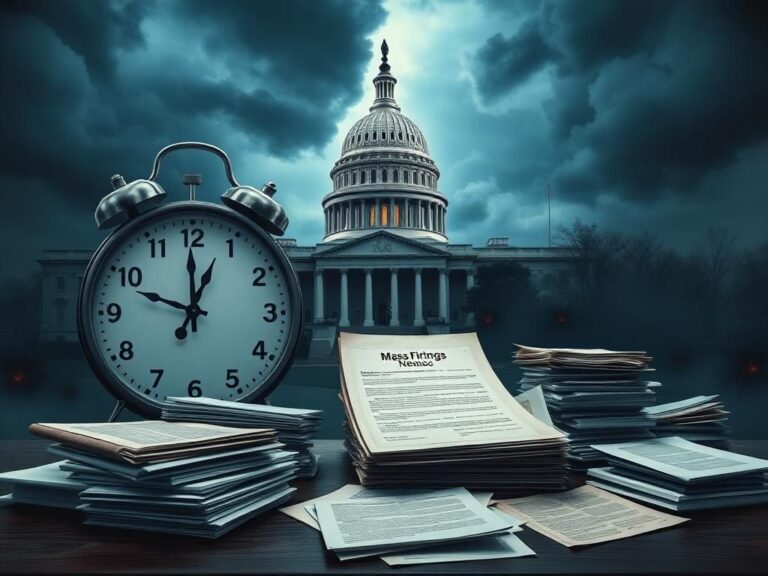 Flick International Dramatic scene of the Capitol building under stormy skies during government shutdown