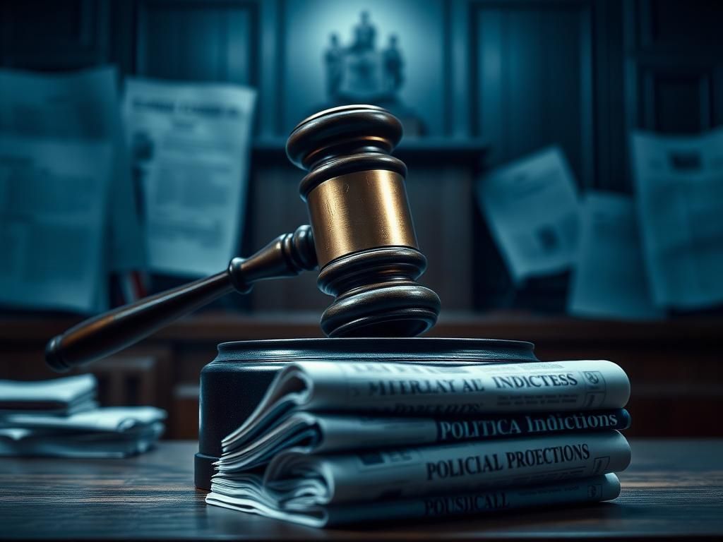 Flick International A dramatic courtroom gavel striking a sound block, symbolizing justice