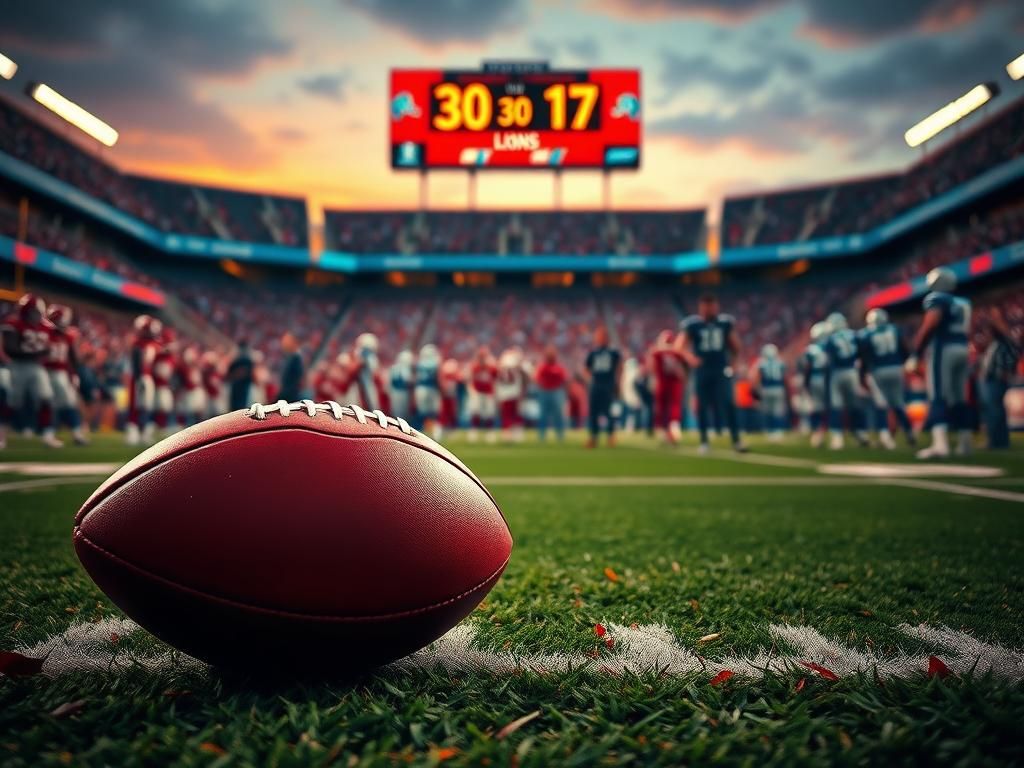 Flick International Kansas City Chiefs game ball on turf amidst postgame tension