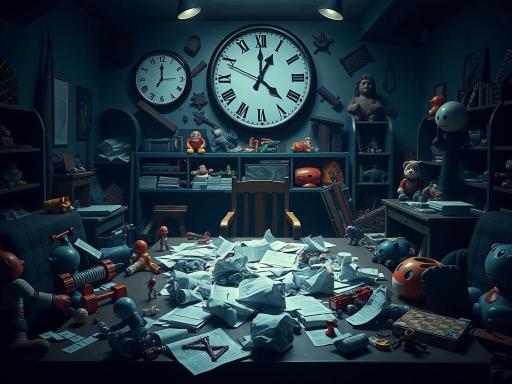 Flick International Chaotic game room symbolizing Senate dysfunction during government shutdown