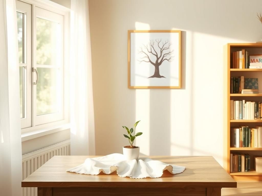 Flick International Serene sunlit room symbolizing fertility struggles and personal choices