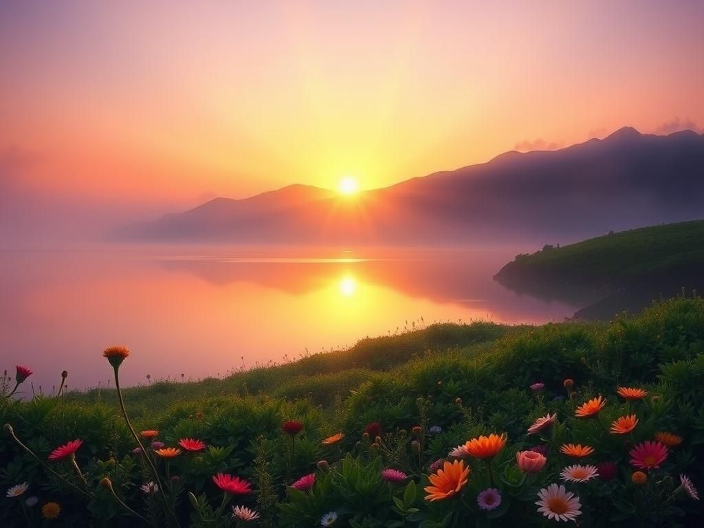 Flick International A serene landscape symbolizing self-discovery and reflection