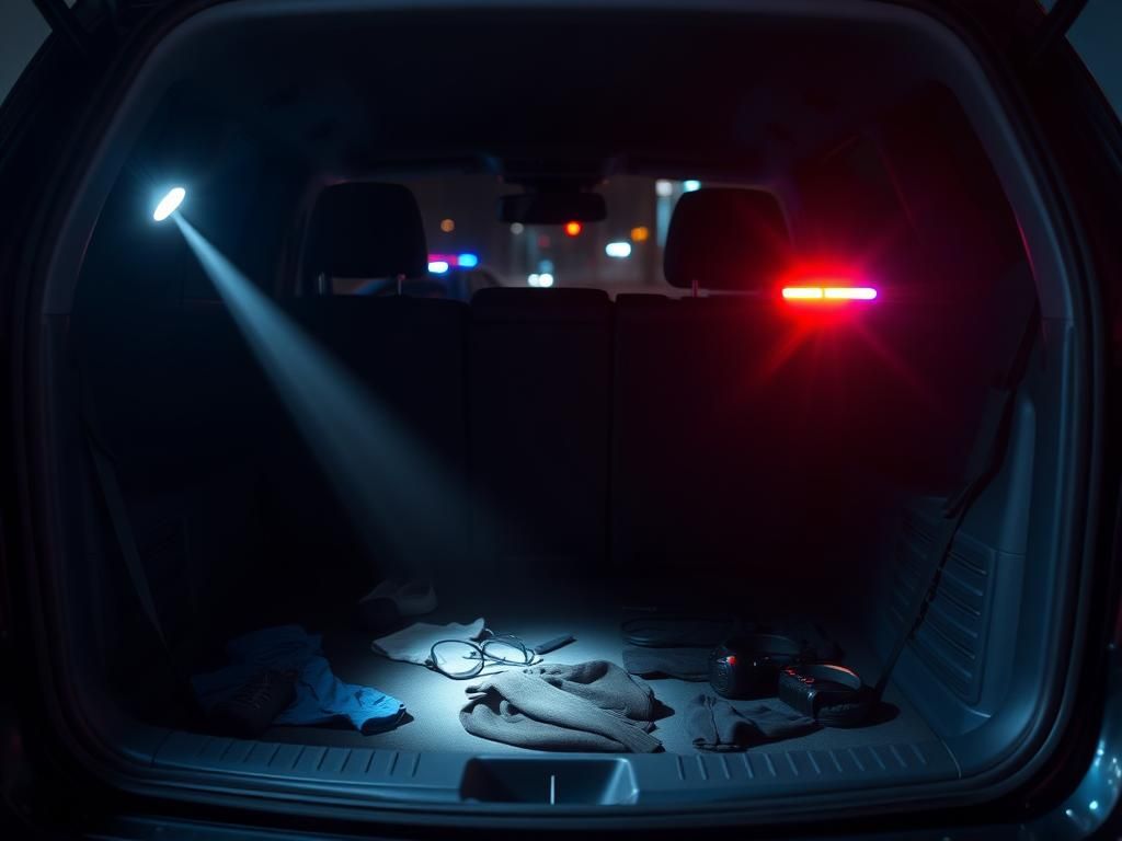 Flick International Interior of a parked gray 2022 Kia Sorento with evidence of concealment