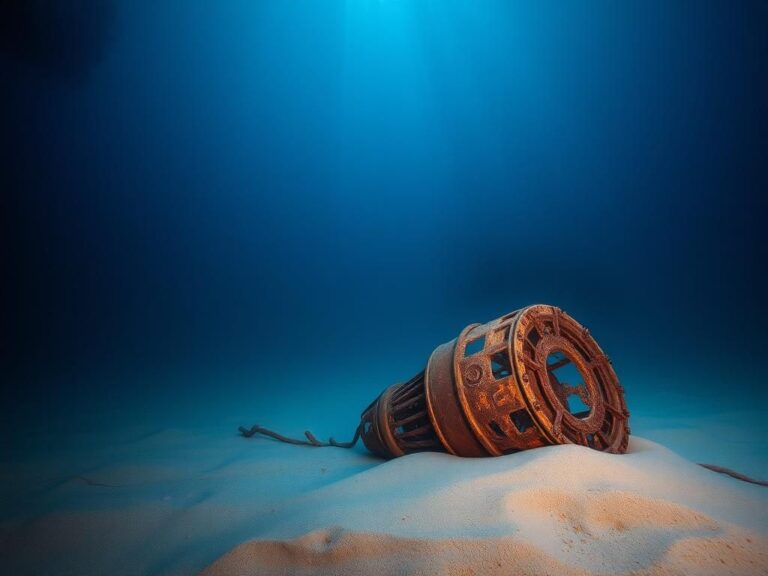 Flick International Fractured wreck of the Titan submersible in the North Atlantic Ocean