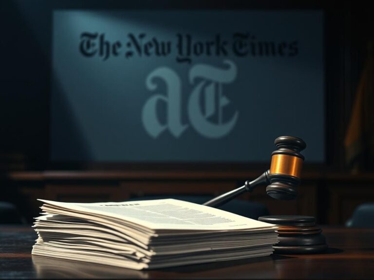 Flick International A dramatic courtroom scene depicting tension with legal documents and a gavel