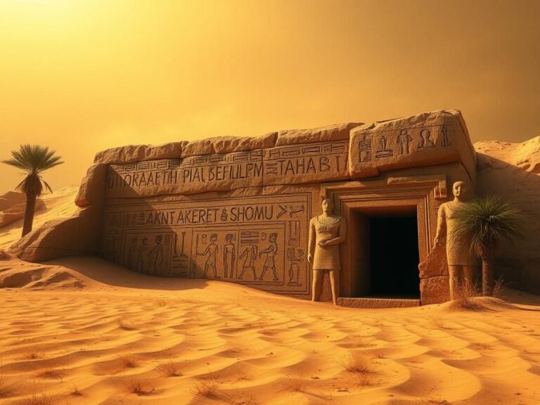 Flick International Ancient limestone relief depicting Egyptian seasons from the Saqqara tomb