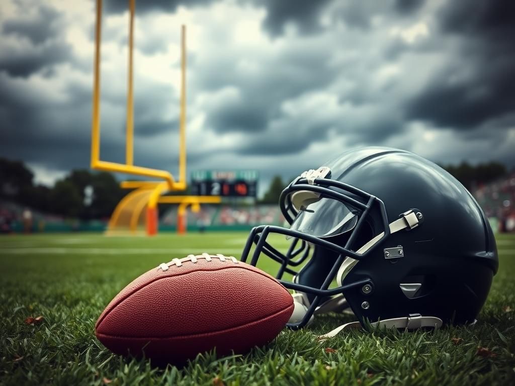 Flick International Aaron Rodgers tackled during touchdown celebration on football field