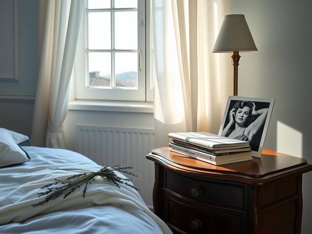 Flick International Vintage hospital room with soft pastel colors embodying calm recovery