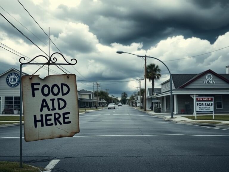 Flick International A deserted town scene symbolizing the risks of a government shutdown