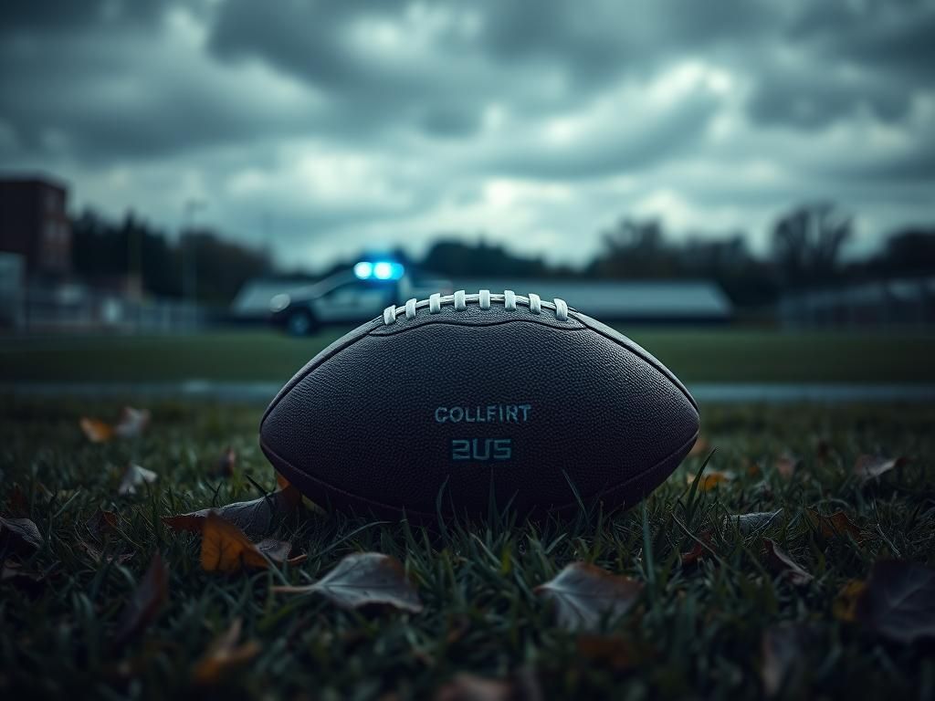 Flick International A football resting on grass amidst fallen leaves symbolizes the legacy of Doug Martin