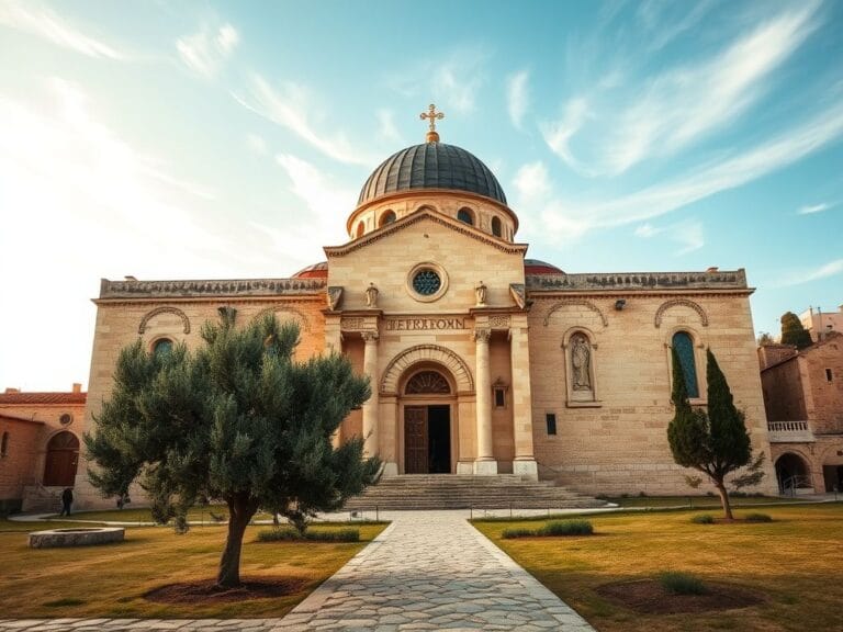 Flick International Expansive view of the Church of the Holy Sepulchre in Jerusalem