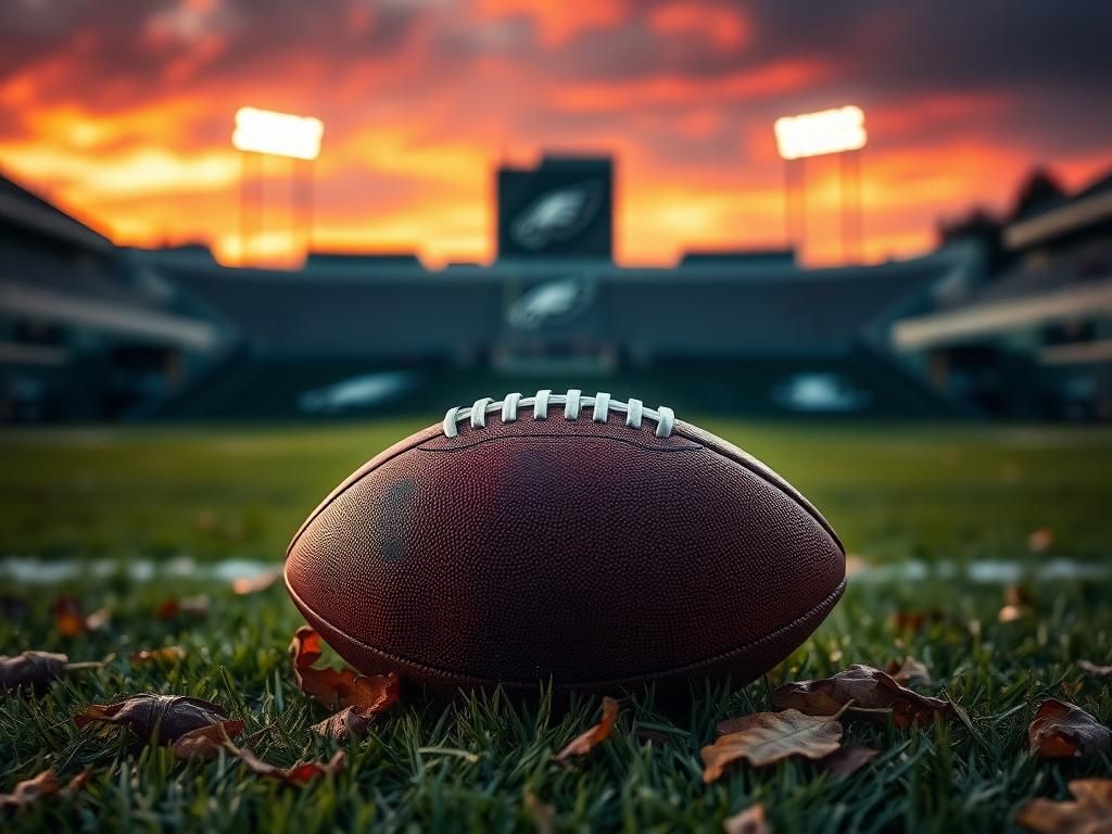 Flick International A close-up of a weathered football on a grass field, symbolizing struggle and frustration.