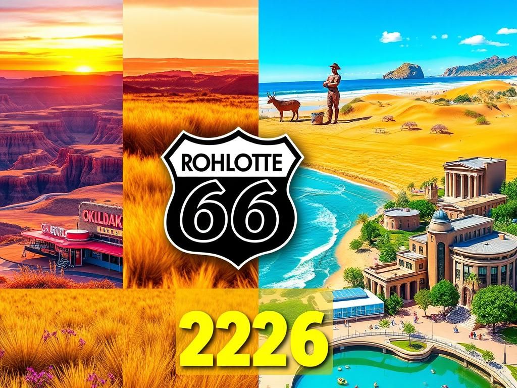 Flick International A vibrant collage of four top U.S. destinations featured in National Geographic's list for 2026.