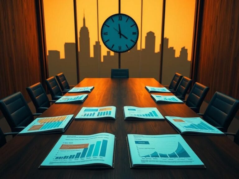 Flick International Dark wooden boardroom table with colorful medical journals on health equity, diversity, and inclusion