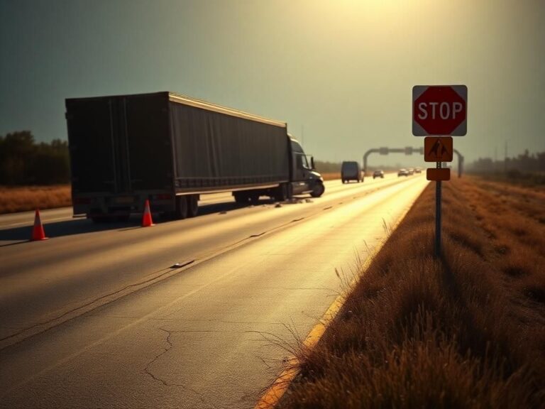 Flick International Overturned 18-wheeler truck involved in a fatal Florida crash