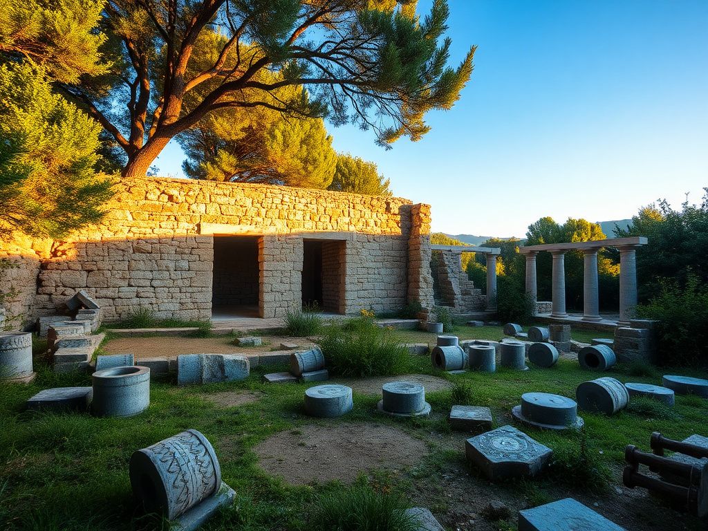 Flick International Remnants of a 1,500-year-old synagogue uncovered in Israel's Golan Heights
