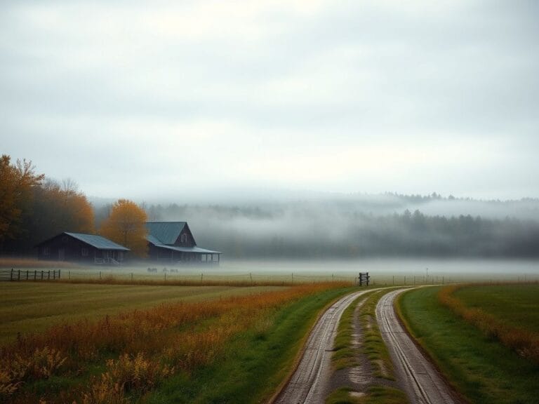 Flick International Serene autumn landscape near Middlebury College with colorful foliage