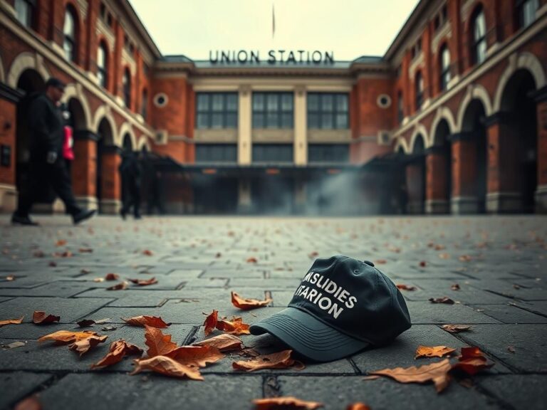 Flick International Woman lunging at MAGA activist with pepper spray at Union Station