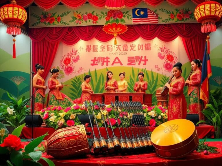 Flick International President Trump dancing with Malaysian performers during cultural celebration