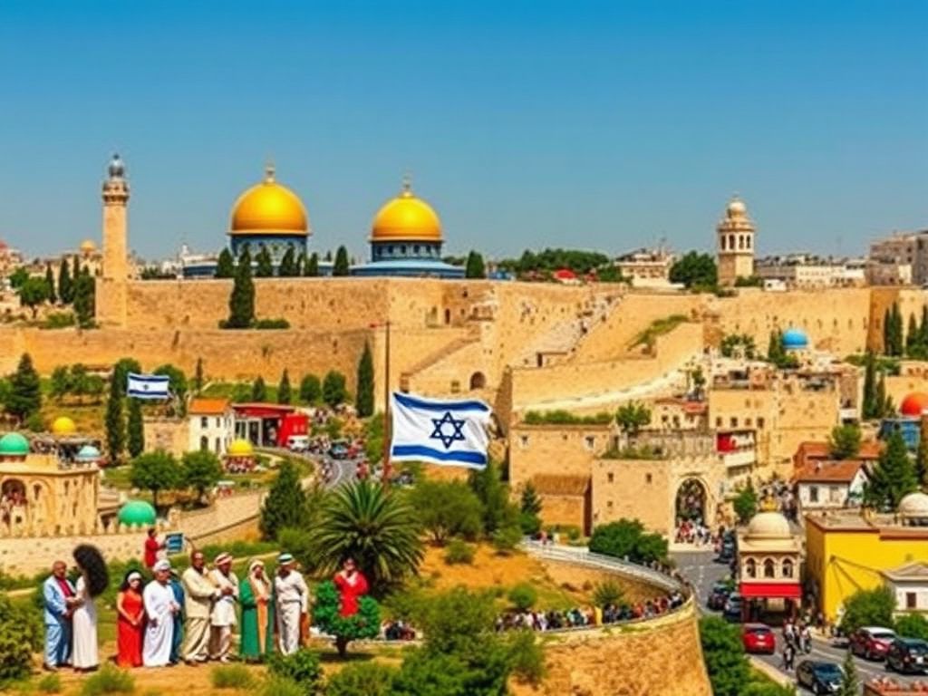 Flick International A vibrant landscape of Israel showcasing its cultural diversity
