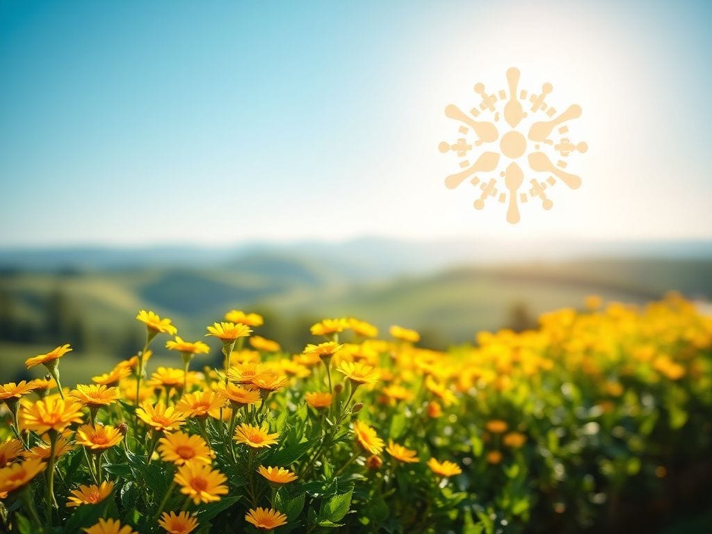 Flick International Vibrant garden scene symbolizing health and well-being