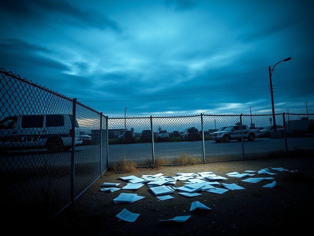 Flick International A desolate urban landscape symbolizing immigration enforcement challenges