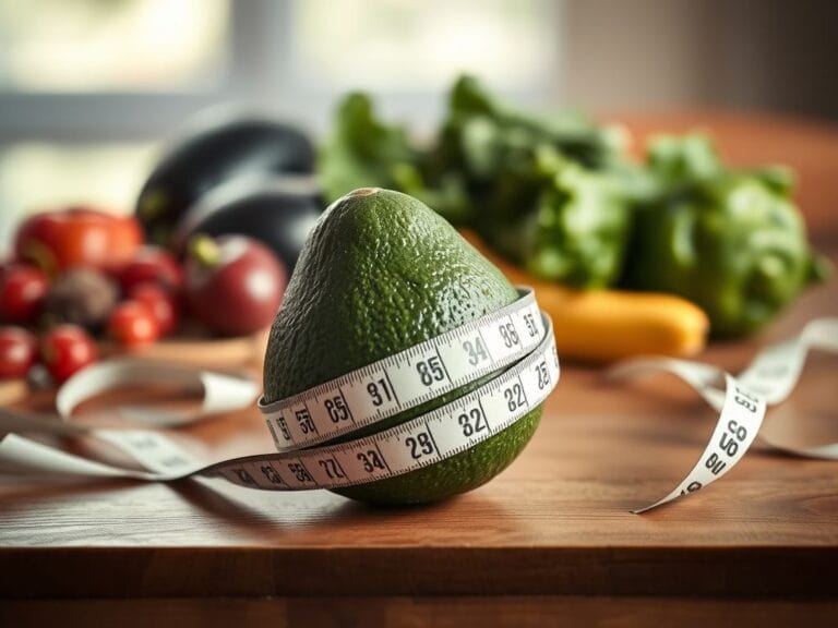 Flick International Close-up of a measuring tape around a large avocado, symbolizing hidden obesity