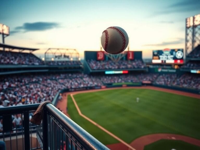 Flick International Ryan McMahon leaps over the dugout railing to catch a baseball during a Yankees game against the Red Sox