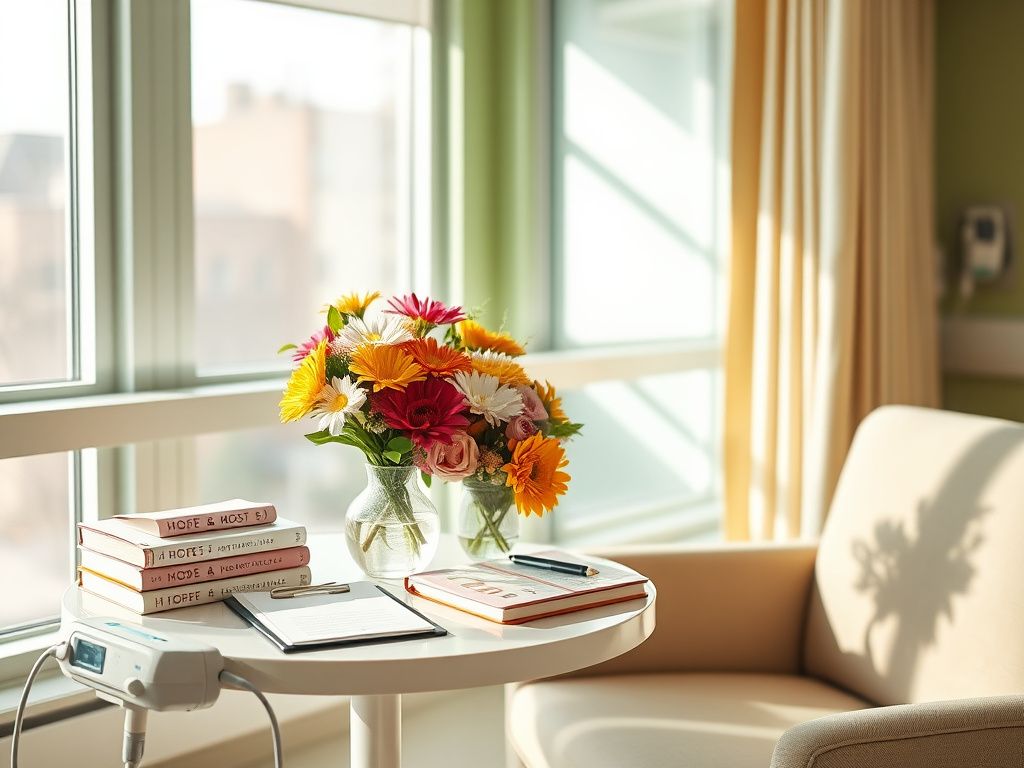 Flick International A serene hospital treatment room designed for patient comfort and recovery