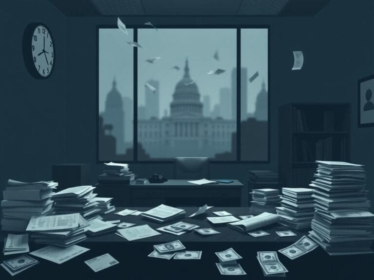 Flick International Abandoned office space symbolizing government shutdown's impact