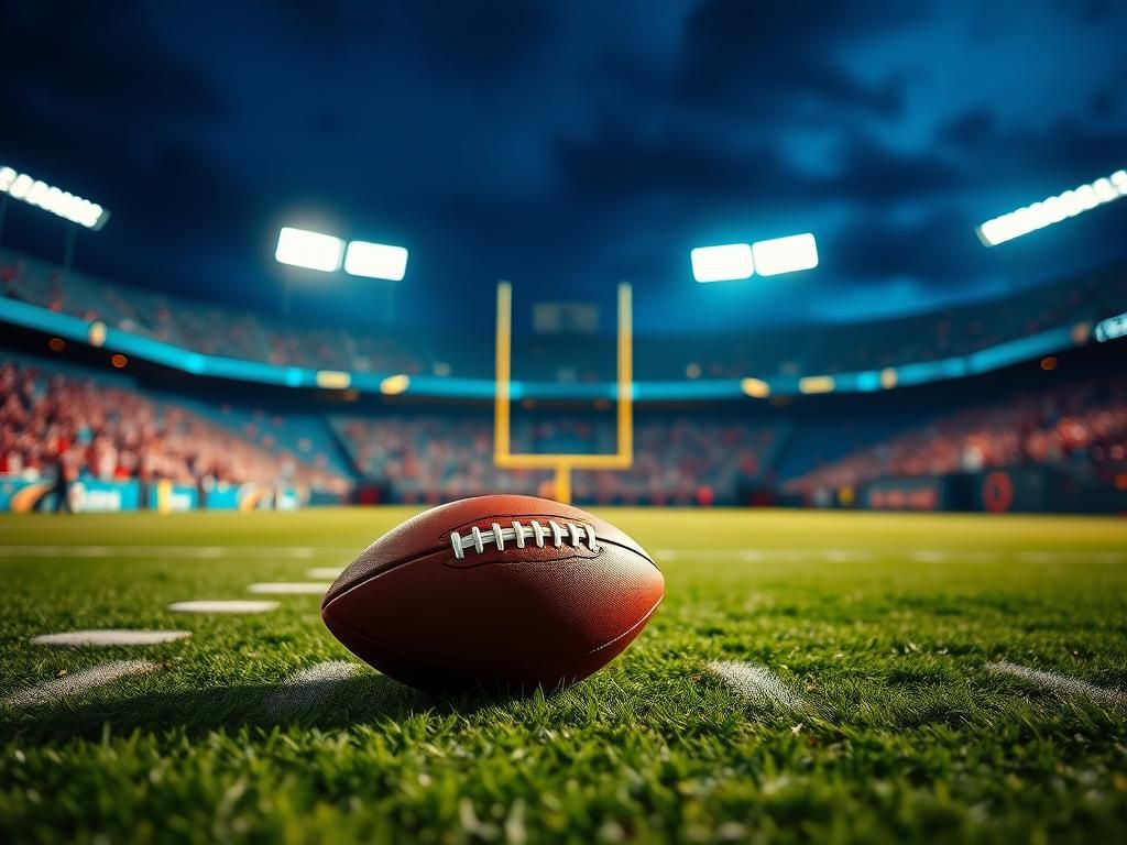 Flick International Football at the one-yard line symbolizing Trevor Lawrence's game-winning touchdown