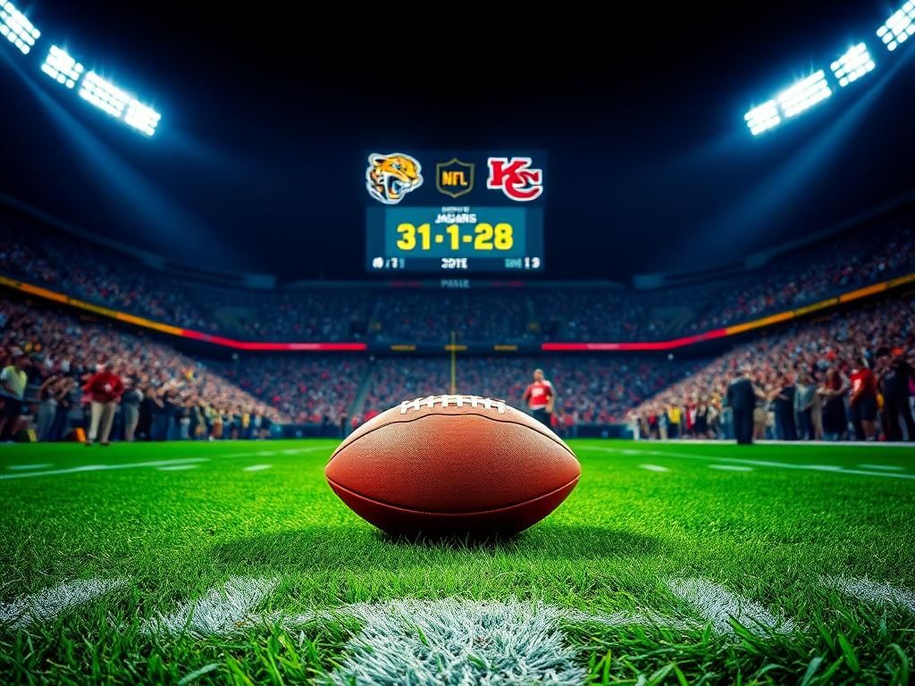 Flick International Dramatic moment of Trevor Lawrence scoring a touchdown under stadium lights