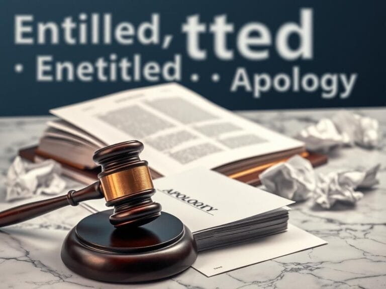 Flick International Collage of a closed book and legal gavel symbolizing retractions and legal disputes