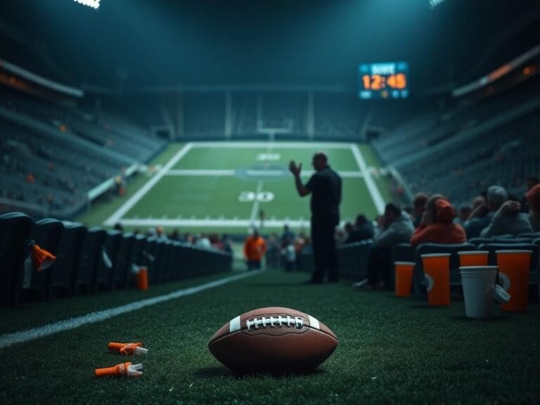 Flick International Coach gesturing in frustration on a football sideline amidst a tense atmosphere