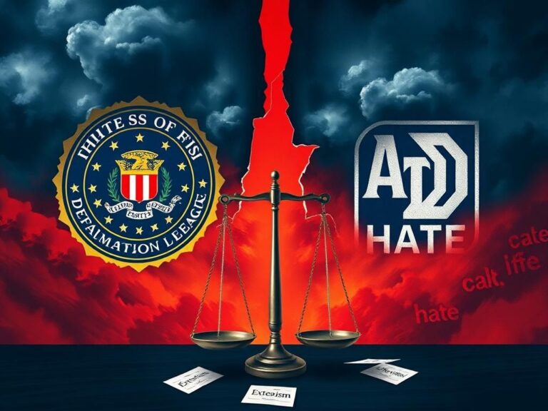 Flick International Abstract representation of a split connection between the FBI and the ADL