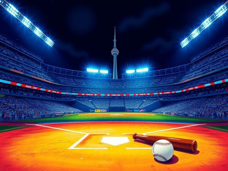 Flick International Dramatic nighttime scene at the Rogers Centre during Game 7 of the World Series between the Dodgers and Blue Jays