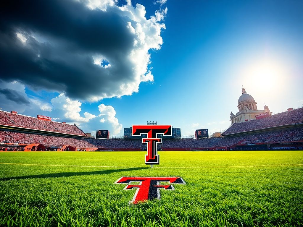 Flick International Dramatic Texas Tech football field showcasing vibrant atmosphere and rivalry with Notre Dame