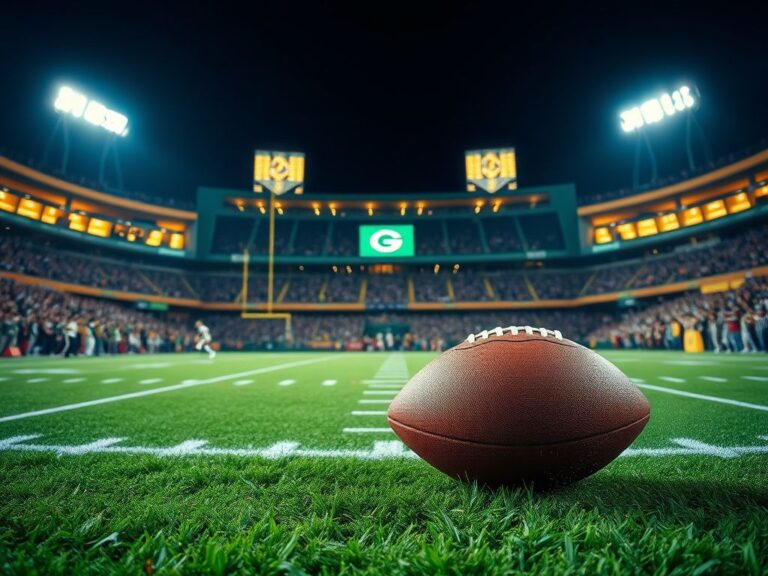 Flick International Philadelphia Eagles linebacker Jalyx Hunt celebrating a tackle at Lambeau Field