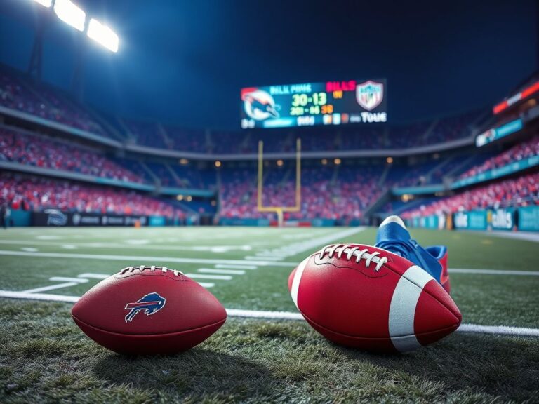 Flick International A packed football stadium showcasing the Buffalo Bills and Miami Dolphins during a game