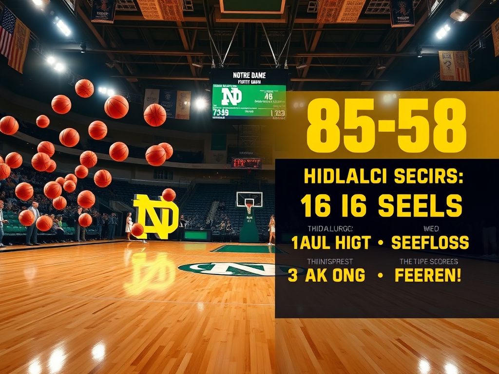 Flick International Dynamic scene from a women's basketball game featuring Hannah Hidalgo's historic performance