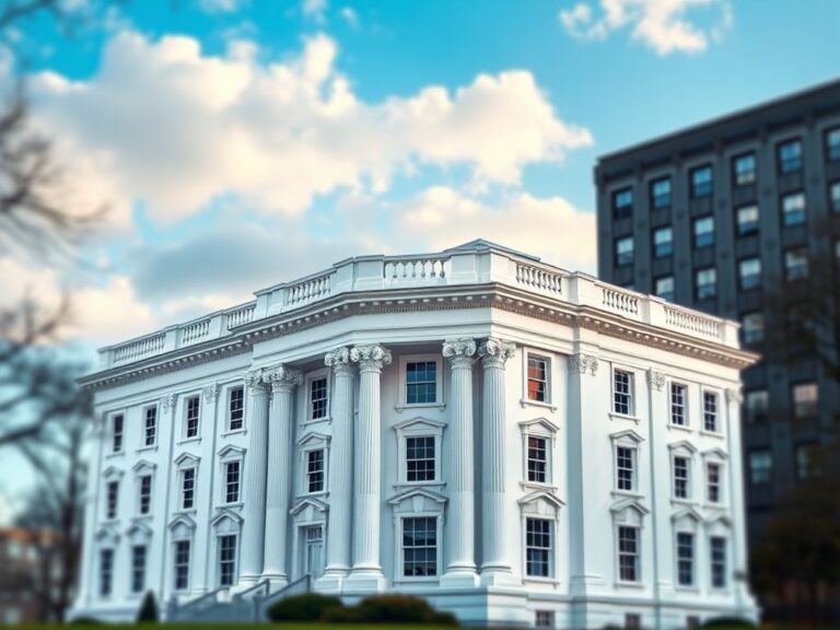 Flick International Dramatic transformation of the Eisenhower Executive Office Building with a fresh white façade