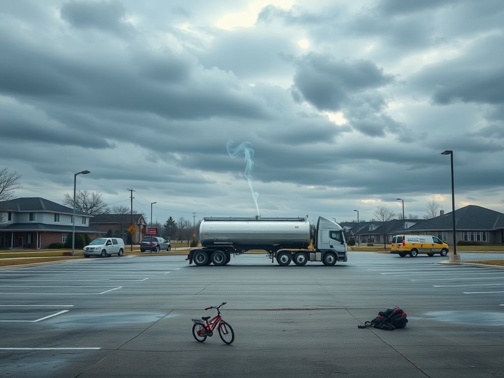 Flick International Ammonia gas leak from a tanker truck in Weatherford, Oklahoma