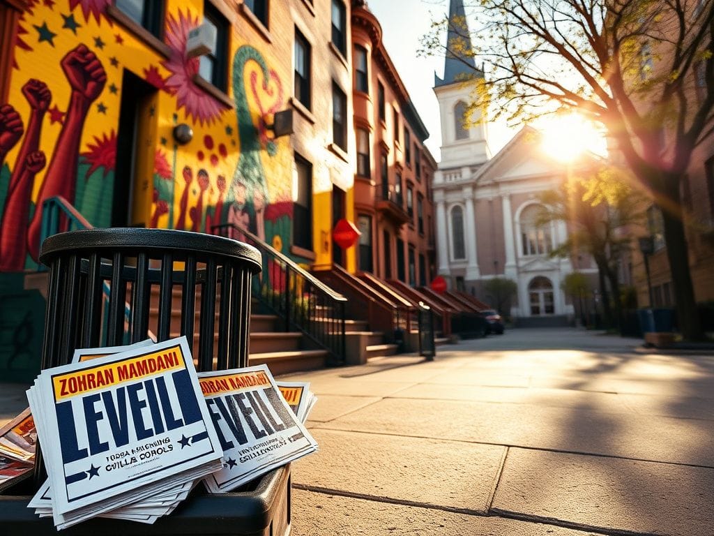Flick International Colorful mural on a Harlem building representing community activism