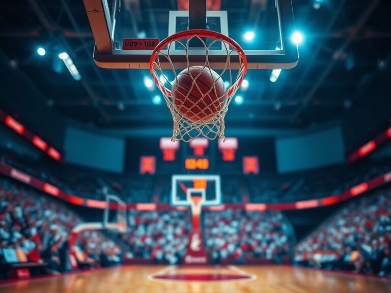 Flick International Victor Wembanyama soaring through the air for a powerful dunk over Draymond Green