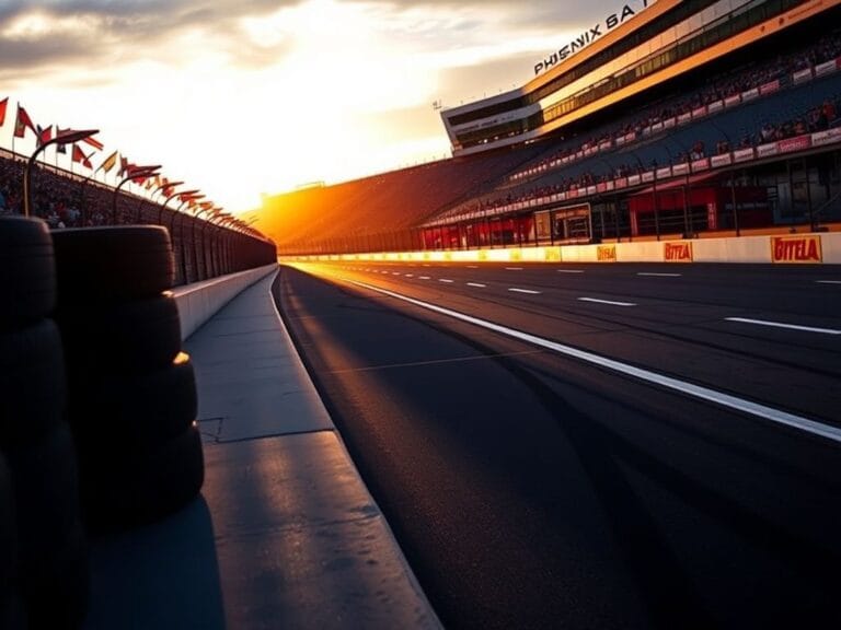 Flick International Dramatic scene of the NASCAR Cup Series Championship finale at Phoenix Raceway