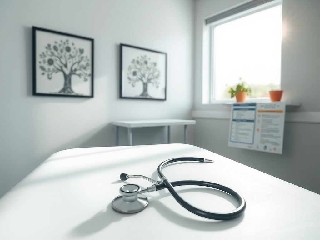 Flick International Examination room symbolizing health care and awareness